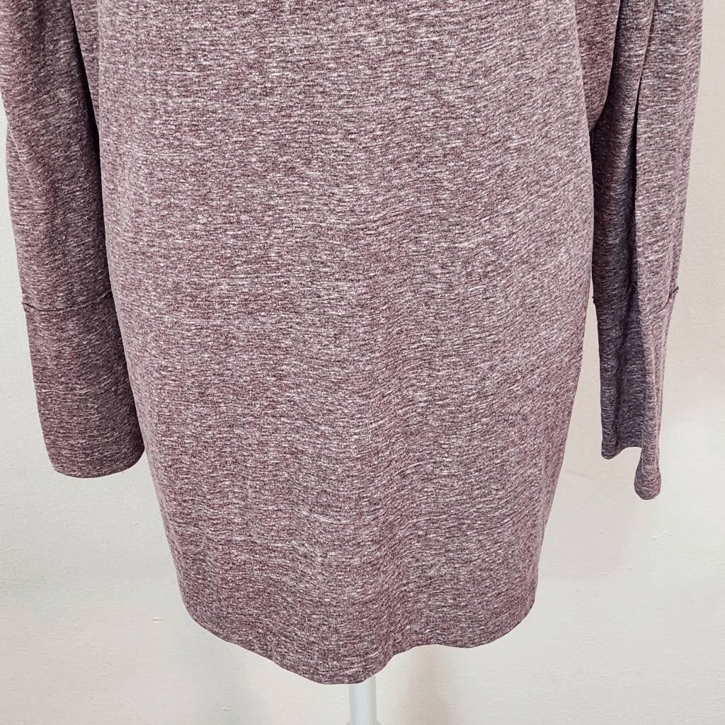 We the Free Plum Oversized Turtleneck Tunic Size XS Free People Purple Top