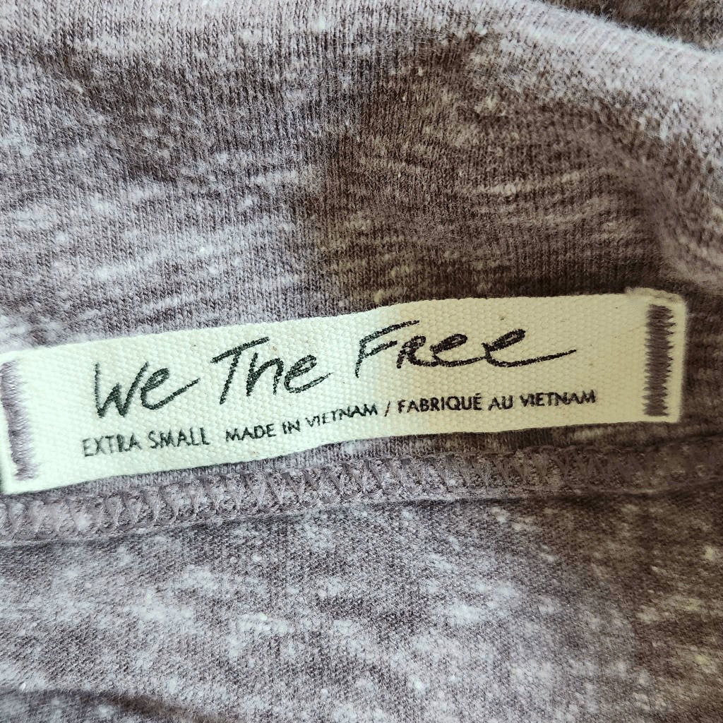 We the Free Plum Oversized Turtleneck Tunic Size XS Free People Purple Top