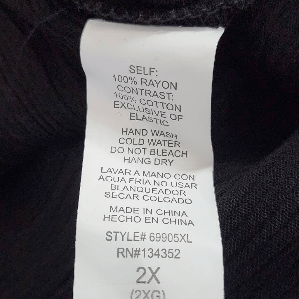 Ambiance Black Boho Short Romper with Crochet Lace Detail NWOT Size 2X