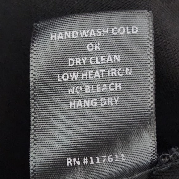 Have Black V-Neck Blazer with Single Button and Peplum Size Small Black Blazer