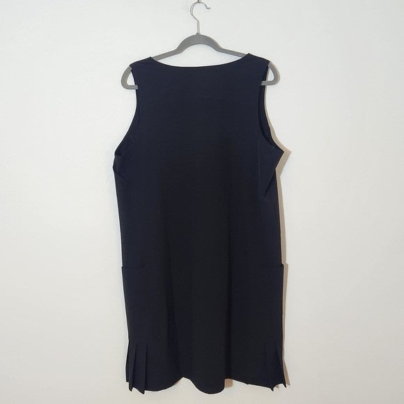 Chico's Black Sleeveless Dress Size 16 XL Casual Black Dress