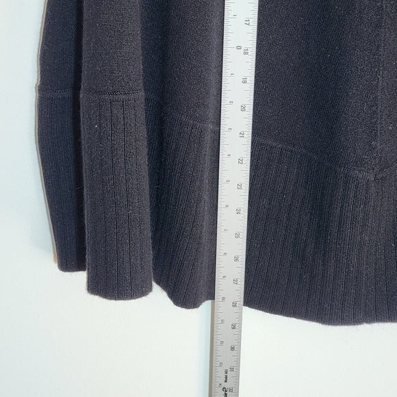 INC International Concepts Black Turtleneck Poncho Size Petite Small NWT