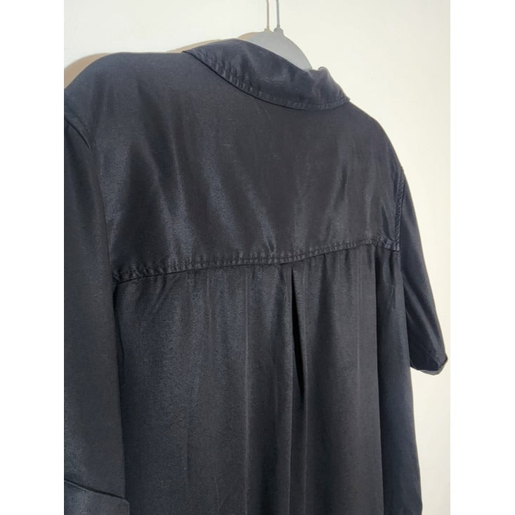 Member’s Mark Womens Black Camp Shirt Size XL NWT