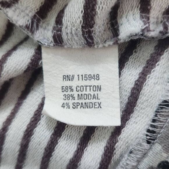 Joan Vass Gray Leopard Print Knit Moto Jacket Size Medium Gray Leopard Jacket