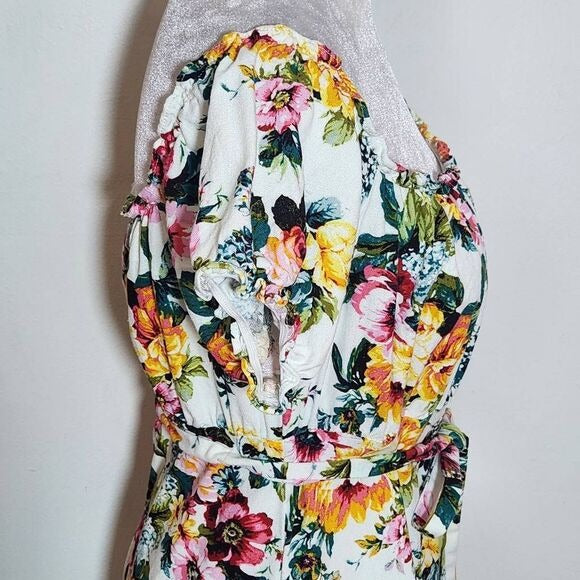 Speechless Floral Off the Shoulder Mini Dress Size Small Wedding Guest Dress