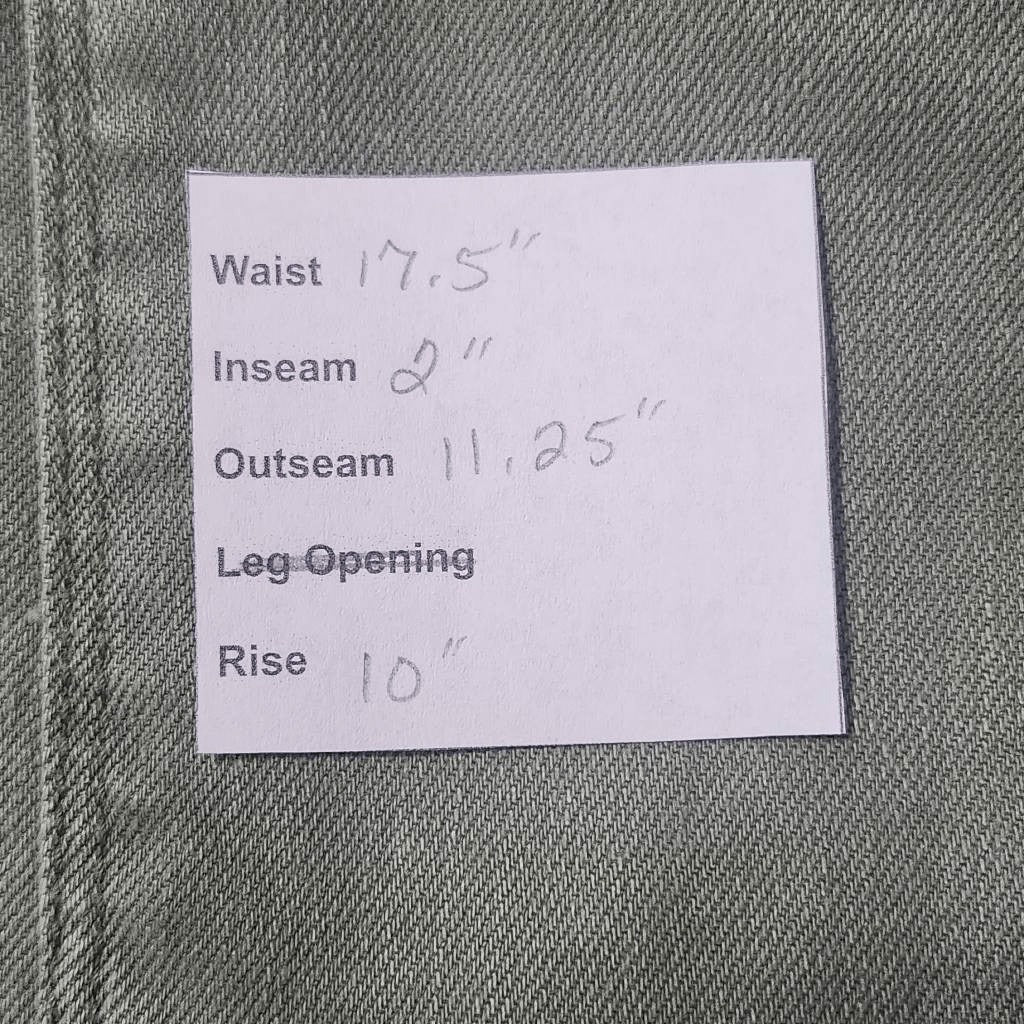 Universal Thread Army Green Denim Shorts Size 14 Army Green Distressed Shorts