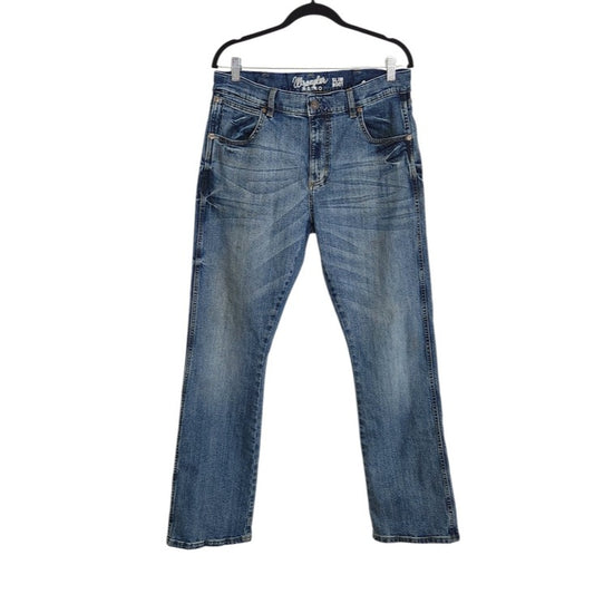 Wrangler Retro Mens Slim Bootcut Jeans Medium Wash Size 33 x 32
