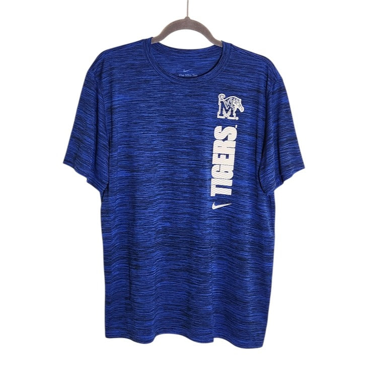 Nike Memphis Tigers Blue Short Sleeve T-Shirt Size Large