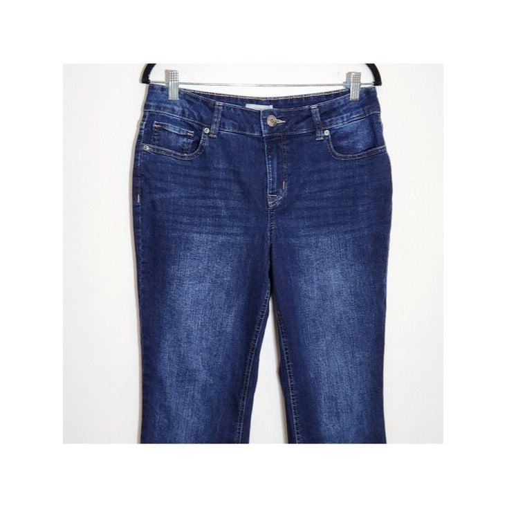 Maurices Dark Wash Slim Fit Bootcut Jeans Size 12 Short