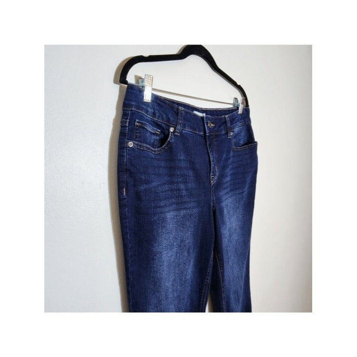 Maurices Dark Wash Slim Fit Bootcut Jeans Size 12 Short