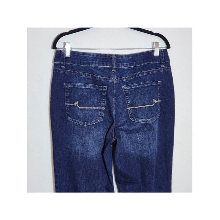Maurices Dark Wash Slim Fit Bootcut Jeans Size 12 Short