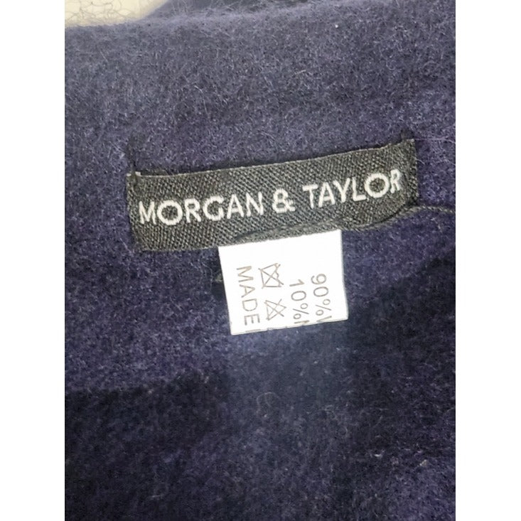 Morgan & Taylor Navy Wool Beret Hat One Size