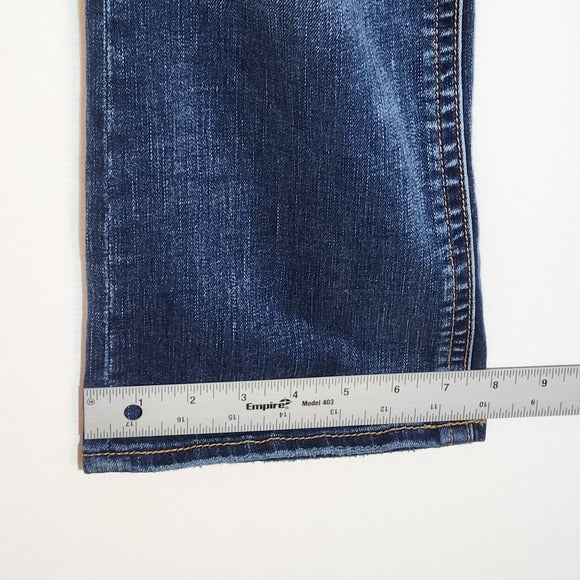 Daytrip Lynx Distressed Cropped Flare Jeans Size 32