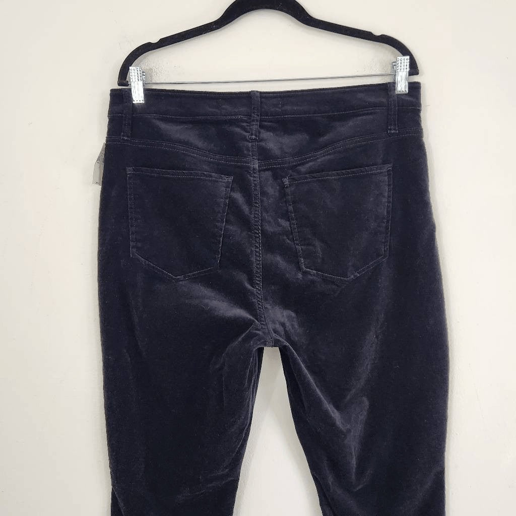 GAP Black Velvet Skinny Pants NWT Size 33 Gap Velvet Pants