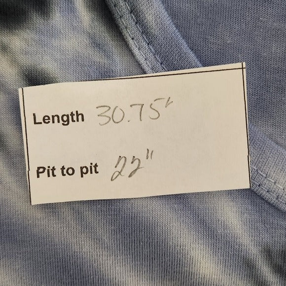 U.S. Vintage Collection Blue and Black Tie-Dye Men's Tank Top Size XL