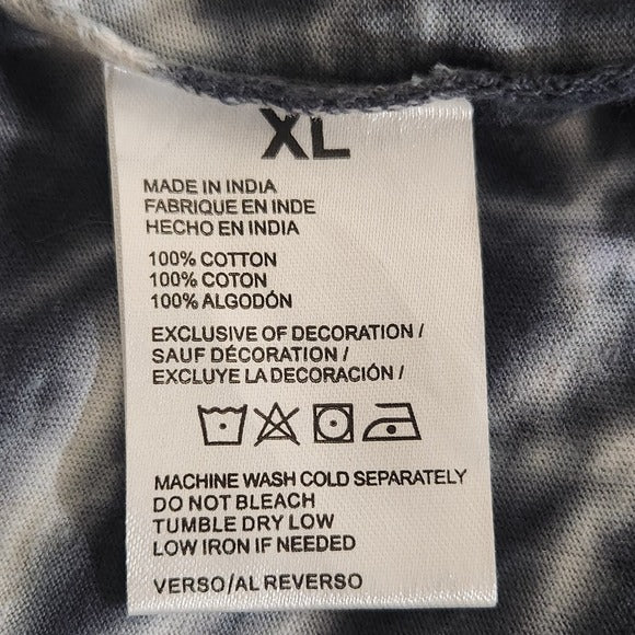 U.S. Vintage Collection Blue and Black Tie-Dye Men's Tank Top Size XL