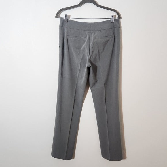 New York & Company Gray Straight Leg Dress Pants Size 6, New