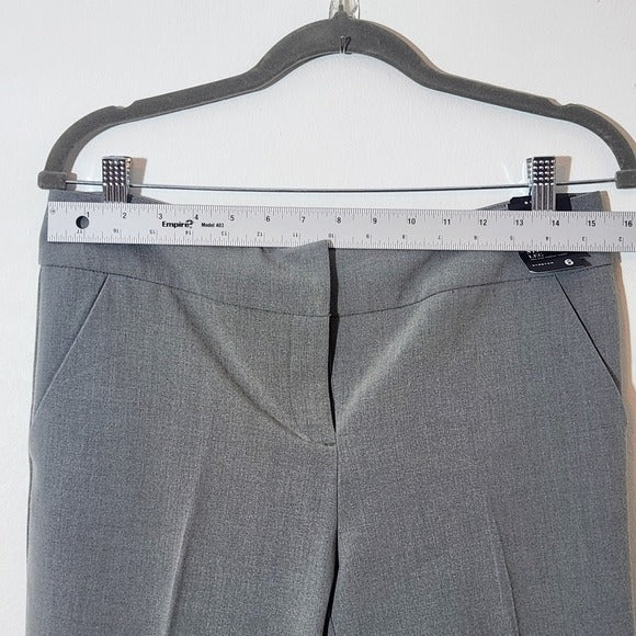 New York & Company Gray Straight Leg Dress Pants Size 6, New