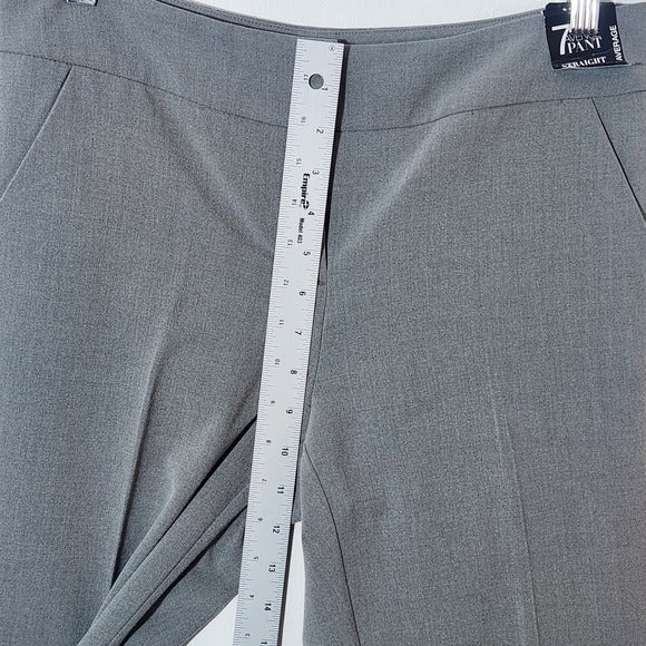 New York & Company Gray Straight Leg Dress Pants Size 6, New