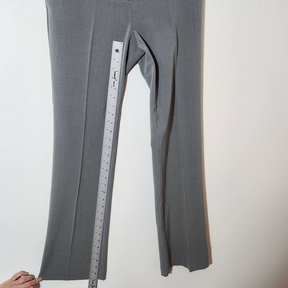 New York & Company Gray Straight Leg Dress Pants Size 6, New