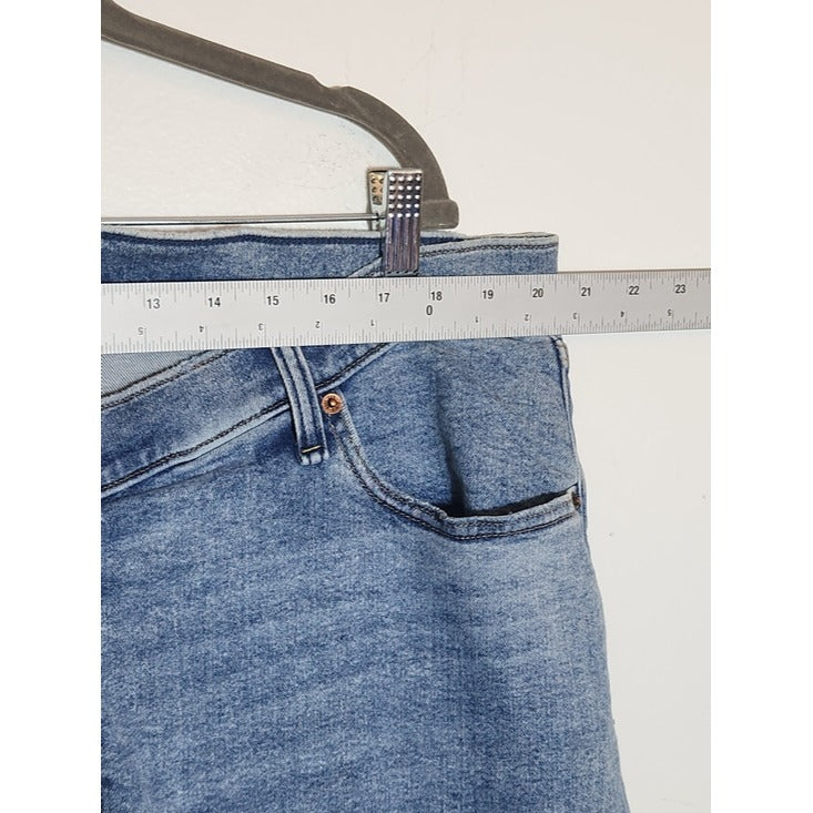Abercrombie & Fitch Crisscross High Rise Skinny Ankle Jeans Size 24 Long/37