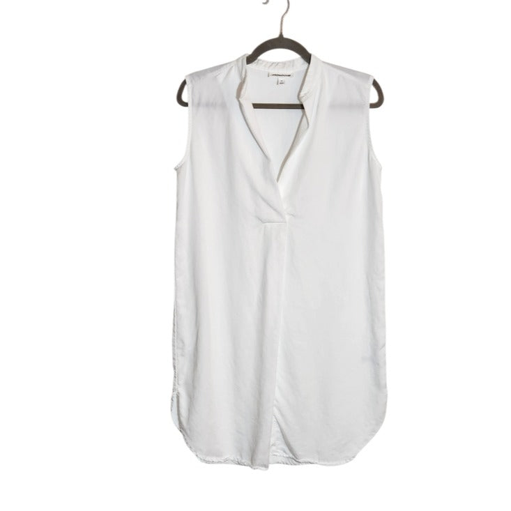 Prologue White Sleeveless Tunic Mini Dress Size Small
