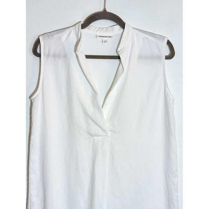 Prologue White Sleeveless Tunic Mini Dress Size Small