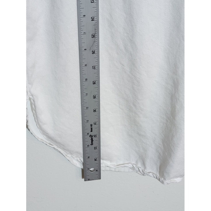 Prologue White Sleeveless Tunic Mini Dress Size Small
