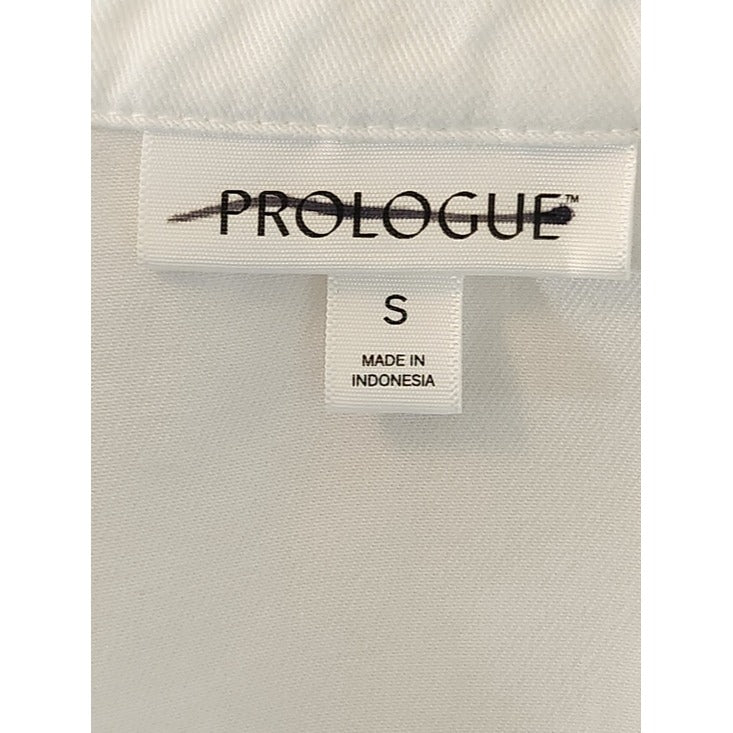 Prologue White Sleeveless Tunic Mini Dress Size Small