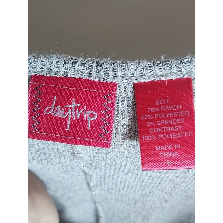 Daytrip Heather Brown Sequin Top Size Large
