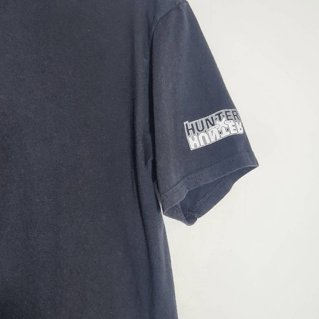 Hunter X Hunter Black T-Shirt Size Large Black Short Sleeve Anime Tee