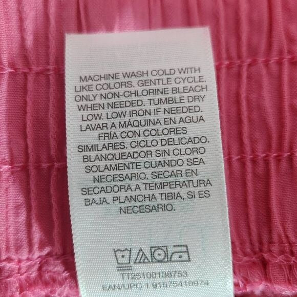 Time and Tru Pink Cotton Matching Set Size XL 16-18