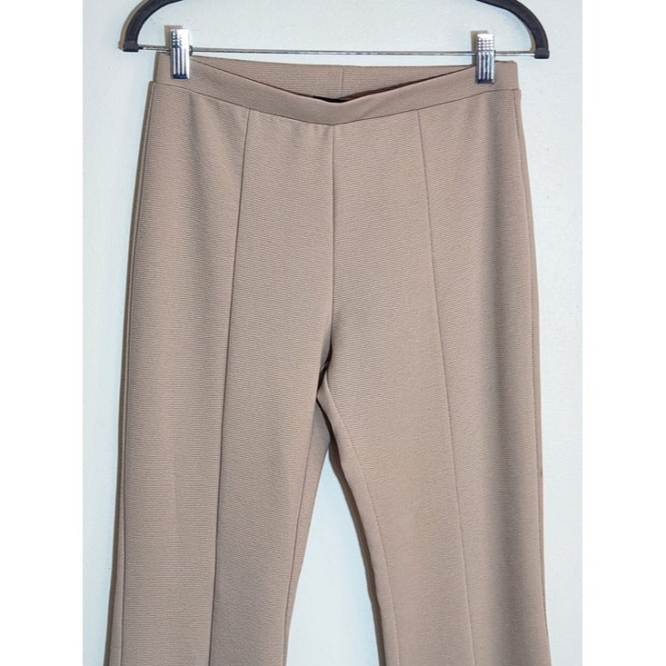 Forever 21 Light Brown Flare Leg Pants Size Medium NWT Flaw