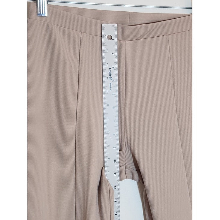 Forever 21 Light Brown Flare Leg Pants Size Medium NWT Flaw