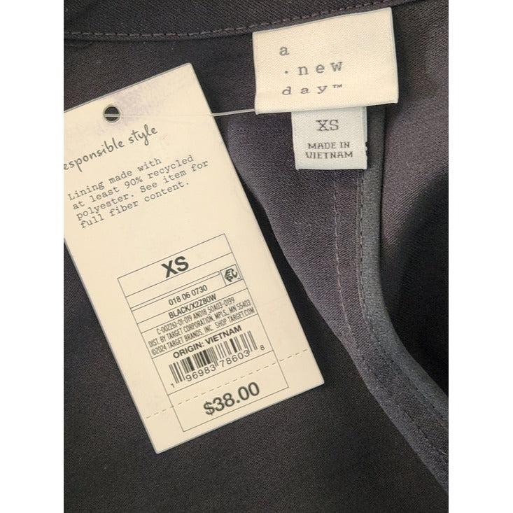 A New Day Black Single Button Blazer NWT Size XS