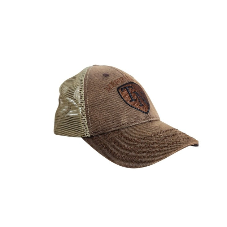 Jacobson Hat Memphis Zoo Brown Trucker Hat One Size Adjustable