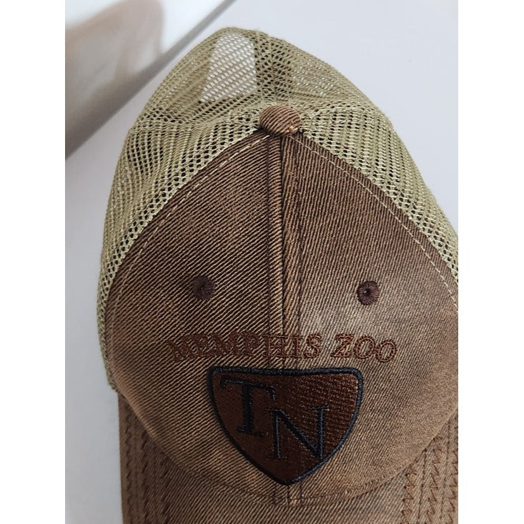 Jacobson Hat Memphis Zoo Brown Trucker Hat One Size Adjustable