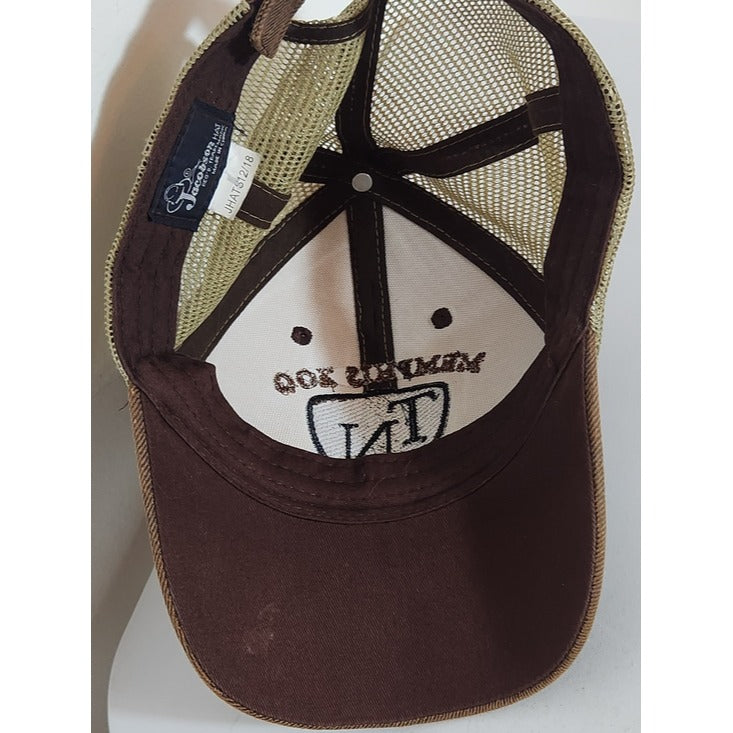 Jacobson Hat Memphis Zoo Brown Trucker Hat One Size Adjustable