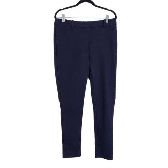 LOFT Navy High-Waist Skinny Pants Size 8