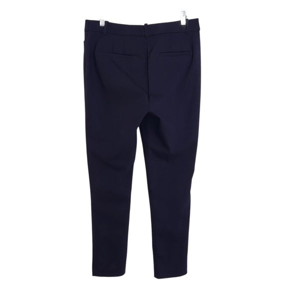 LOFT Navy High-Waist Skinny Pants Size 8