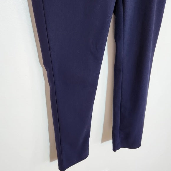 LOFT Navy High-Waist Skinny Pants Size 8