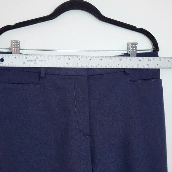 LOFT Navy High-Waist Skinny Pants Size 8