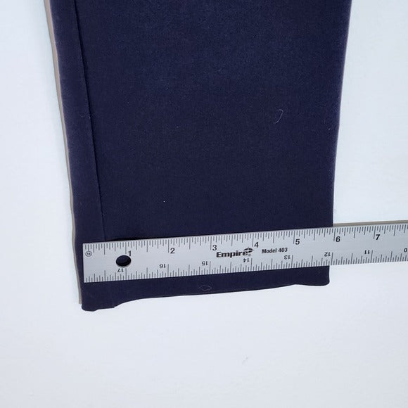 LOFT Navy High-Waist Skinny Pants Size 8
