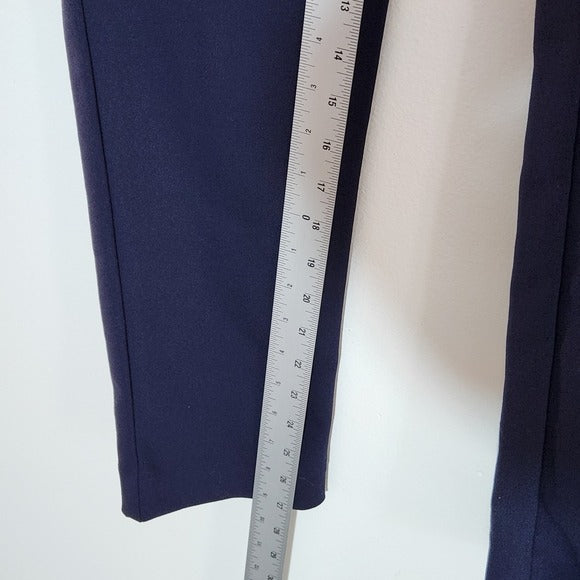 LOFT Navy High-Waist Skinny Pants Size 8