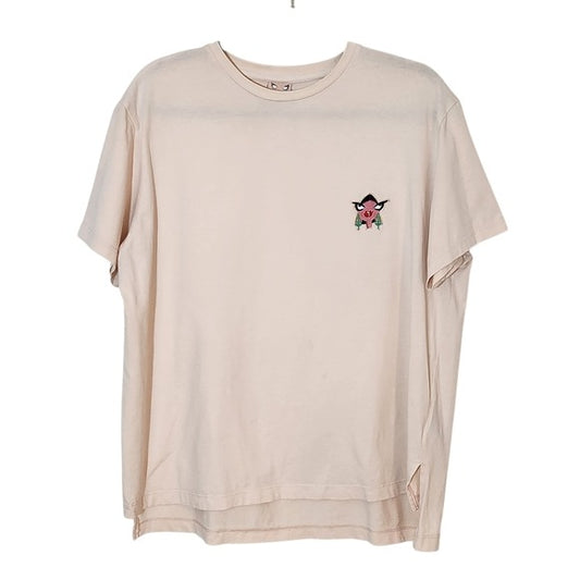 Badgley Mischka Light Pink Tee Size XL