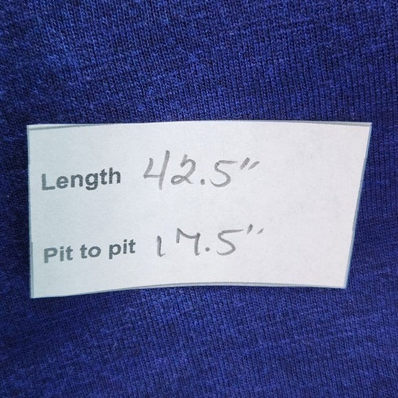 Jessica Simpson Navy T-shirt Dress Size Large Dark Blue Midi Dress