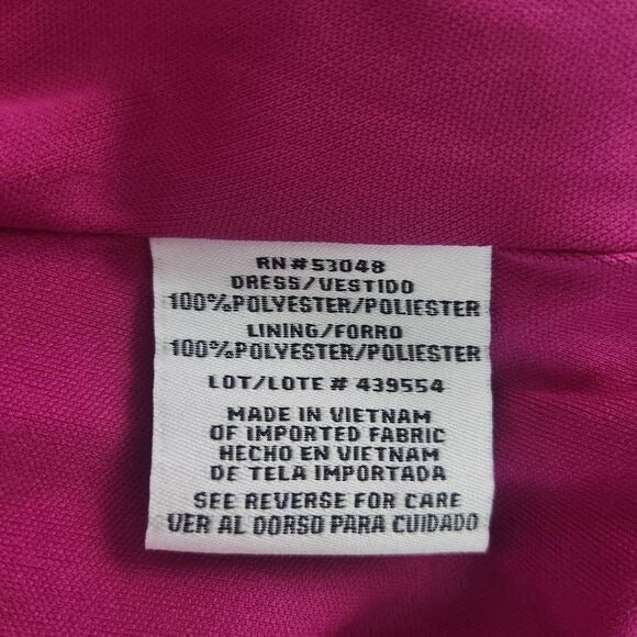 Morgan & Company Fuchsia Prom Dress with Strappy Back NWT Size 3 Magenta Prom