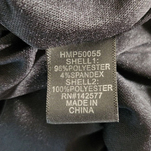 Haute Monde Black and White Striped Long Sleeve Romper NWOT Size Medium