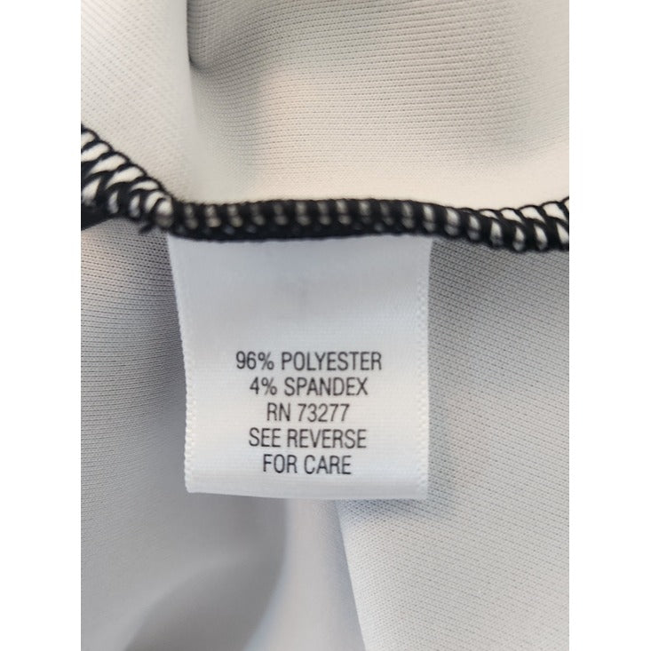 Apt. 9 Light Blue and Black Stripe Dress Size 10 Flaw