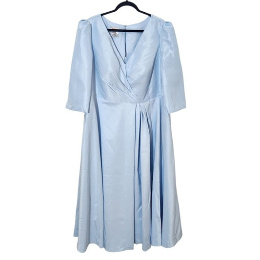 TS Couture LanTing Blue Maxi Formal Dress Wedding Guest Dress New